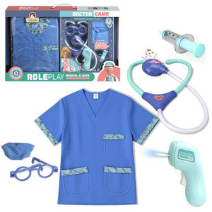 TOMMABO Venta al por mayor Doctor Carrera Uniforme Traje Juguete Doctor Juego de rol con equipo médico <span class=keywords><strong>Juguetes</strong></span> Set para niños y niñas <span class=keywords><strong>Juguetes</strong></span> - Product Image 1