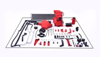 Kit Supercharger VT, Kit Supercharger Twin Screw VT, Kit Supercharger Belt Driven Baru untuk Toyota Fortuner 2.7L Mesin 2TR, Kompatibel untuk Mobil Toyota 2