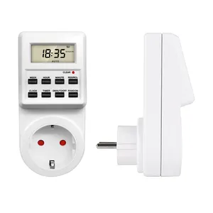 Digital wattmeter energy watt Calculator monitor electricity consumption Measuring socket analyzer Smart timing AC Power Meter