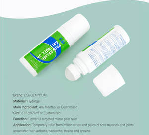 CSI 2.5 FLOZ/73ml bahan aktif kustom Gel pereda nyeri topikal kuat Roll-On - Product Image 2
