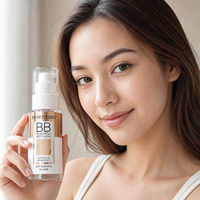 Crème BB Nourrissante SEVEN GIRL Marque Privée, Fond de Teint Liquide Couvrant Hydratant, Crème Correctrice Anti-Imperfections OEM, Vente en Gros