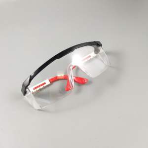 משקפי מגן עיניים עבודה תעשייתית אנטי ערפל אנטי שריטה עדשה שקוף עם מגן בצד משקפיים - Product Image 1