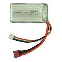 Batterie au lithium polymère rechargeable de haute qualité personnalisée 7,4 V 1500 mAh, modèle 903462, batterie Li Po pour avion modèle