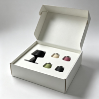 Boîte d'emballage personnalisée en carton pour cire fondante avec insert découpé, boîte cadeau rigide pour bougies d'aromathérapie, expédition e-commerce