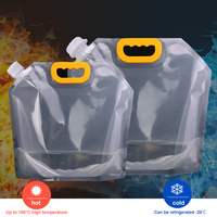 8.2Mm 20 30150 Ml Huile Moteur Emballage Biodégradable Boisson En Plastique Liquide Vaisselle Stand up Spout Pouch Avec Bec