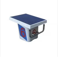 Plate-forme de démarrage standard en une étape pour accessoires de piscine en acier Piscina avec plongeoir