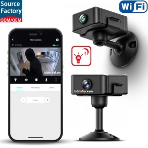Caméra de sécurité WiFi dissimulée en gros, angle de vue ultra-large 170° °   Caméra espionne cachée OEM/ODM, mini caméra intelligente sans fil pour la maison - Product Image 1