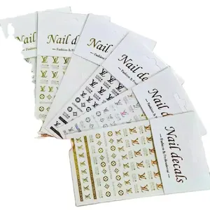 2024 New Wholesale nail supplier Butterfly series relief nail sticker 5D Stereoscopic laser nail art decoration with UV lamp