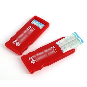 Helpful plastic band aid container for Treating Small Wounds 