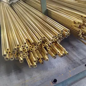 Hình chữ nhật Brass Ống Admiralty Brass cụ ống 15 mét M6 Brass ống ống