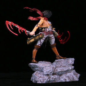Mejor Venta caliente figura de acción Pvc Eren juguetes Attack on Titan <span class=keywords><strong>Levi</strong></span> <span class=keywords><strong>Mikasa</strong></span> Allen Anime figura Shingeki no Kyojin - Product Image 6