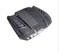 Capó de Fibra de Carbono Seca Langyu Negro para Mustang 2015-2023, Modificación Estilo TF - Venta Directa de Fábrica
