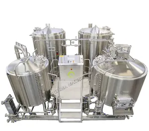 Complete 2000L Brewery Brewhouse Fermenting Equipment for Beer Brewing Manufacturing Plant