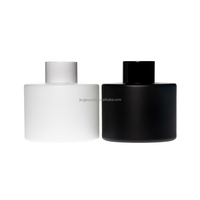 Botol Diffuser Buluh Kaca Hitam dan Putih, Aroma Botol Minyak Esensial 125Ml 200Ml Matte