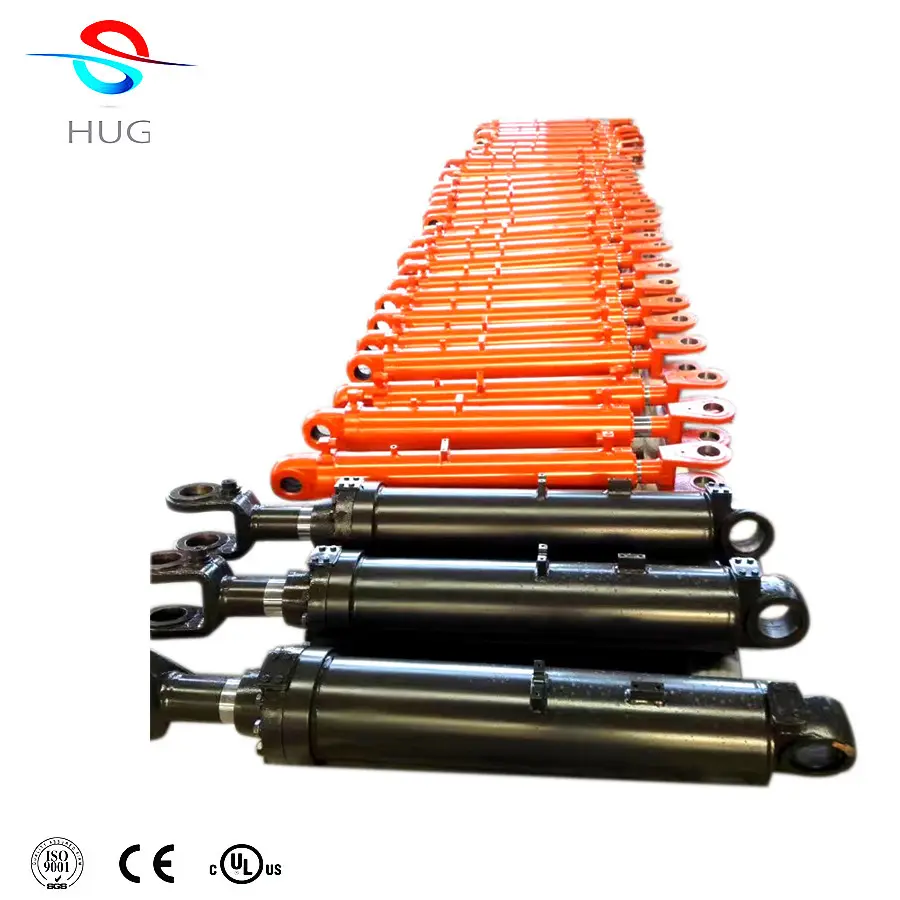 Traitement des machines et équipements de construction Cylindre hydraulique bidirectionnel personnalisé