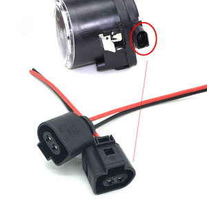 Conector automotriz de plástico negro de 2 pines Mo-160, enchufe impermeable para cableado de luces de automóvil - Product Image 2