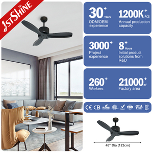 1stshine Ventilador <span class=keywords><strong>de</strong></span> techo Viento natural Ahorro <span class=keywords><strong>de</strong></span> energía Motor <span class=keywords><strong>de</strong></span> CC Control remoto Aspas <span class=keywords><strong>de</strong></span> madera Ventilador <span class=keywords><strong>de</strong></span> techo con aplicación inteligente - Product Image 3