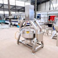 100L 200L RVS Fruitjammachine Stoom Gas Elektrische Verwarming Gejackete Ketel met Mixer Roerwerk