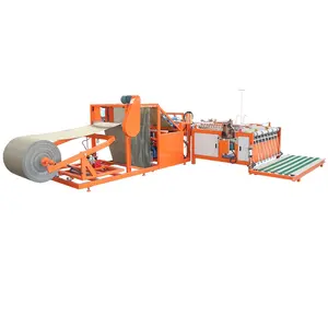 Cost-effective roll to sheet hot plastic urine bag knitted sack bag cutter and tailoring making machine