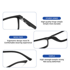 Armazones de Gafas Retro TR al por Mayor Monturas Ópticas Clásicas para Lentes - Product Image 3