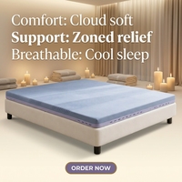 Matelas orthopédique en mousse à mémoire de forme, confort moyen-ferme, compressé sous vide, pour appartement et chambre d'hôtes