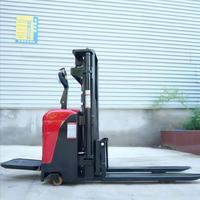 Chariot élévateur électrique autoporté à grande portée 5500 mm, capacité 1,5T/2T, mât triplex, hauteur de pliage compacte 2500 mm, certifié ISO