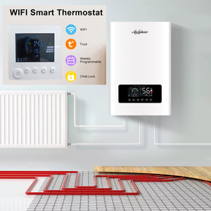 Caldera eléctrica de pared con bomba para calefacción central de hogar u hotel, 80m2, con embalaje personalizado - Product Image 1