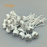 Haute qualité GU10 support de lampe en céramique douille de lampe accessoire Gu10 support de lampe porcelaine LED support d'ampoule