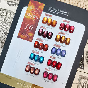 Cat Eye Gel <b>Nail</b> Polish Supplies AILANUO <b>Nail</b> High Quality 15g Magnet Cat Eye Gel Polish Collection Wholesale Private Label Oem - Product Image 1