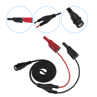 Câble de test haute performance Connecteur BNC vers double prise banane empilable 4 mm Câbles de test