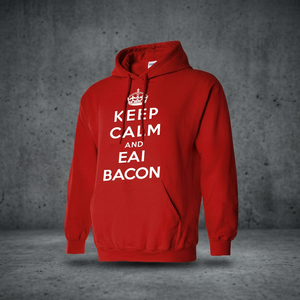 <b>Men's</b> <b>Red</b> Printed Fleece Breathable Eco-Friendly Pullover Hoodie & <b>Sweatshirt</b> Winter Polyester/Cotton Material - Product Image 3