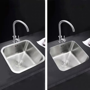 Fregadero de acero inoxidable 304, pequeño tanque individual, fregadero grueso, pequeño fregadero de cocina, balcón, <span class=keywords><strong>lavabo</strong></span> debajo del <span class=keywords><strong>lavabo</strong></span> de la Mesa - Product Image 5