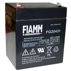 Batería Fiam FG20451 12V 4.5Ah Recargable de Plomo-Ácido para Uso en Modo de Espera - Product Image 3