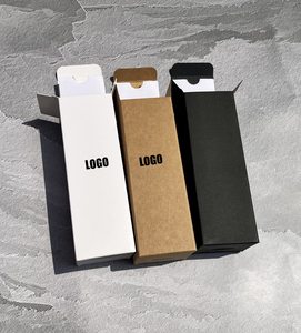 Customized <b>White</b> Cardboard <b>Box</b> Cowhide Design Black Card+Inner Tray Printing for Cosmetics for Gifting Socks Packaging - Product Image 1