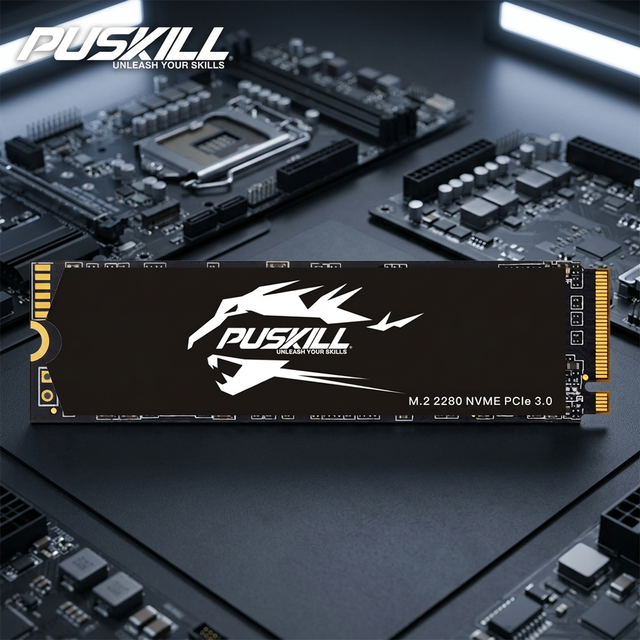 PUSKILL Factory Wholesale Good Price High Performance NVMe M.2 2280 PCIE3.0 SSD 128GB 256GB 512GB 1TB For Gaming computer