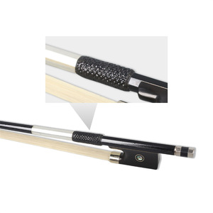 Arco speciale <span class=keywords><strong>per</strong></span> violino <span class=keywords><strong>per</strong></span> esercitazioni o esame in fibra di carbonio nera arco <span class=keywords><strong>per</strong></span> violino venduto direttamente dal produttore - Product Image 3
