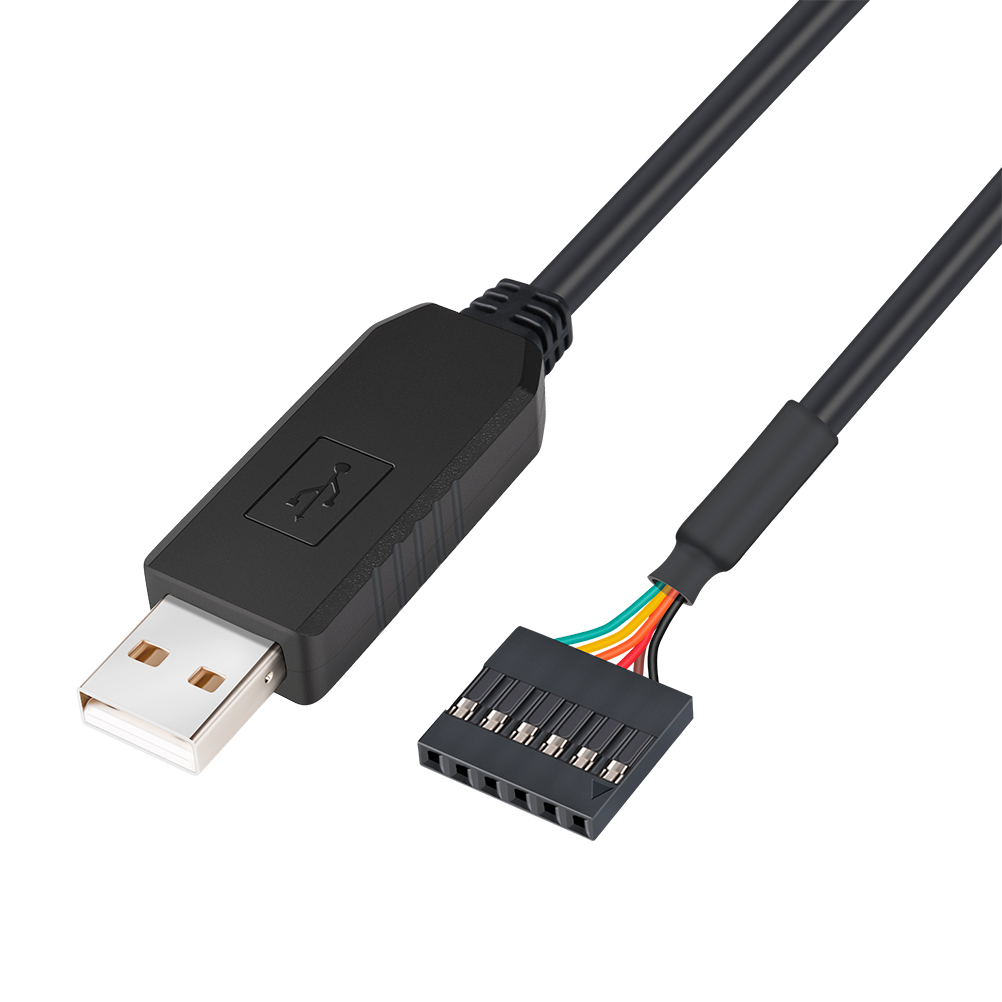 FTDI USB к TTL серийный 3,3 V адаптер переменного тока Кабель 6 Pin 0,1 дюймов шаг муфтовый стыковочный переводник заголовок UART IC FT232RL чип Windows 10, 8, 7, Linux, MAC