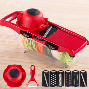 <b>Multifunctional</b> 10-Piece Plastic Kitchen Tool Set <b>Vegetable</b> <b>Cutter</b> Chopper Shredder Slicer Grater Multi-Purpose Use - Product Image 4