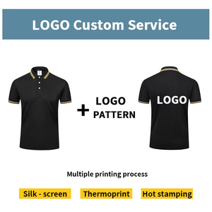 Nuevo Diseño al por Mayor, Camisetas Polo Personalizadas con Logotipo, Camisetas Polo Amarillas de Manga Corta para Hombre, Ajustadas, de Secado Rápido, para Golf - Product Image 4