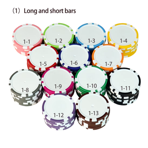 Biểu Tượng Tùy Chỉnh Gốm ABS <span class=keywords><strong>Las</strong></span> <span class=keywords><strong>Vegas</strong></span> Vương Miện Chất Lượng Cao Chuyên Nghiệp 14G 14 Gram Casino Token Set Đất Sét Texas Hold'em Poker Chip - Product Image 5