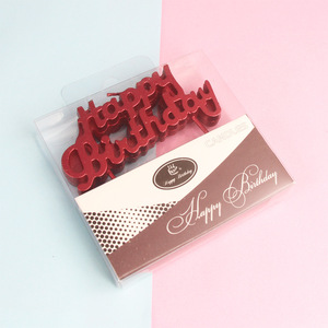 Irthday-Vela <span class=keywords><strong>de</strong></span> ambiente para pastel <span class=keywords><strong>de</strong></span> fiesta, decoración para hornear, suministro directo - Product Image 4