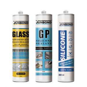 General Purpose Acetic Adhesive for Glass Aquarium 300ml Clear White RTV Waterproof Acid GP Silicone Sealant - Product Image 1
