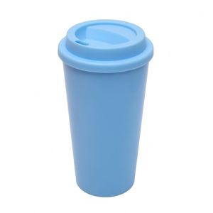 16oz BPA free nhựa Hot cốc cà phê tái sử dụng để đi <span class=keywords><strong>Mug</strong></span> Hot & đồ uống lạnh Tumbler với SIP Nắp - Product Image 4