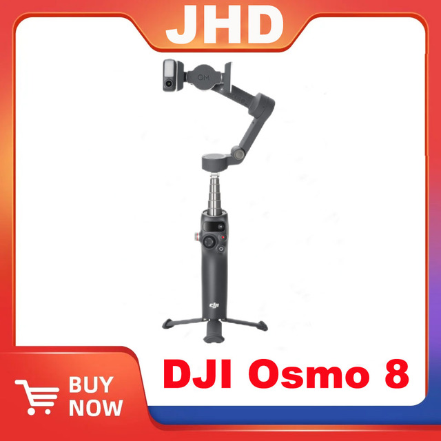 JHDDJI Osmo Mobile 8P Smartphone Gimbal Stabilizer 3 Axis Mobile Phone Gimbal Original in Stock Osmo8P Osmo 8P Videos Photograhy