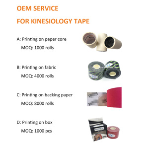 Bande de <span class=keywords><strong>kinésiologie</strong></span> en coton pour le sport, fabriquée en Chine par l'usine Heao, pour le soutien musculaire et la fixation cutanée, bande élastique adhérente - Product Image 3