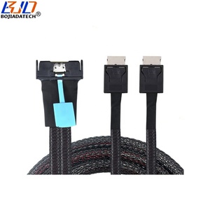 Cavo di Estensione Dati per Server PCI-E 5.<span class=keywords><strong>0</strong></span> GEN5 MCIO 8X 8i 74 PIN Host a <span class=keywords><strong>2</strong></span>* Splitter Oculink SFF-8611 4i 32Gbps 50CM 100CM - Product Image 5