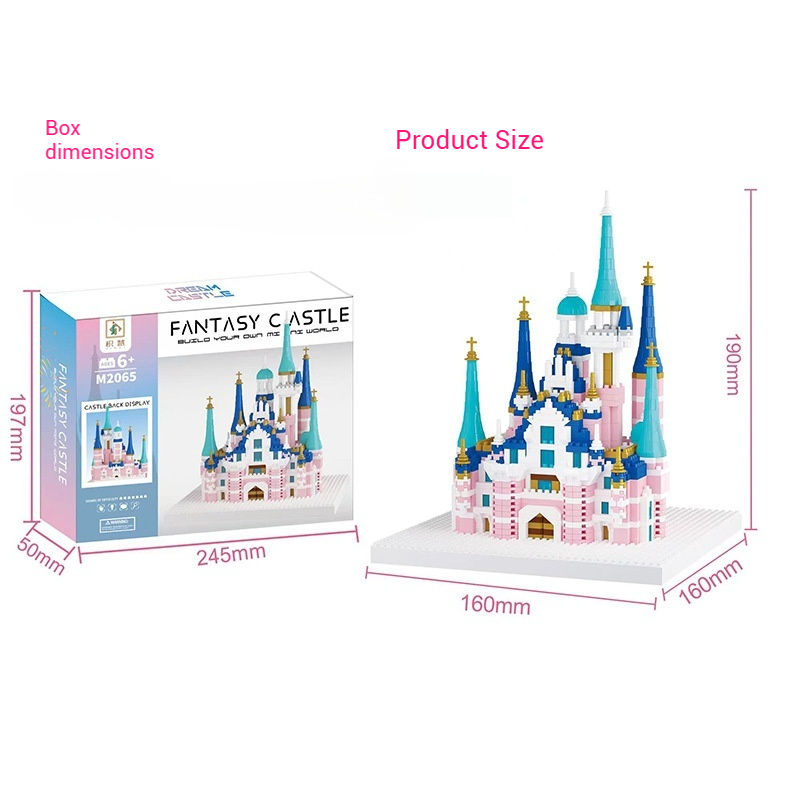 M2065 Castillo de Princesas 3688 Caja de Color