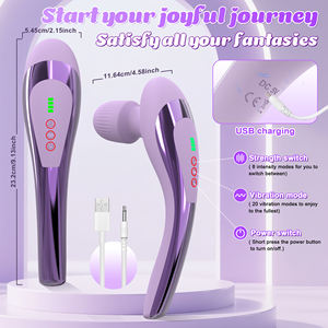 Masajeador Eléctrico Profesional <span class=keywords><strong>de</strong></span> Tejido Profundo, 8 Velocidades, 20 Modos <span class=keywords><strong>de</strong></span> Vibración, Recargable <span class=keywords><strong>por</strong></span> USB, 60 Minutos <span class=keywords><strong>de</strong></span> Autonomía, Recuperación Muscular, Alivio del <span class=keywords><strong>Dolor</strong></span> - Product Image 4