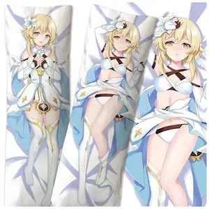 Full-Length Throw Pillow Case Sofa Pillow Cases Hentai Sexy Fur Custom Dolls For Wholesale Waterproof Ticking Stripe Pillow