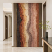 Panneau mural en PVC imprimé 3D 5D 8D sur mesure, facile à installer, écologique, pour décoration intérieure, vente en gros